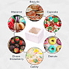 Square Paper Biscuit Boxes with Lace Edged Square Clear Window CON-TAC0001-12A-01-9
