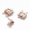 304 Stainless Steel Box Clasps STAS-P249-05RG-2