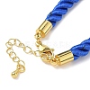 5MM Nylon Twisted Cord Necklace Making FIND-G096-01G-16-2