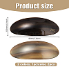 2Pcs 2 Colors Resin and Iron Hair Barrettes PHAR-GO0001-07A-2