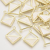 Pearlized Style Resin Pendants X-PALLOY-N150-05-1