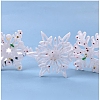 Christmas DIY Snowflake Silicone Pendant Molds X-DIY-P006-31-6