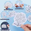 PVA Water-soluble Embroidery Aid Drawing Sketch DIY-WH0514-020-5