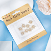 10Pcs Brass Micro Pave Clear Cubic Zirconia Connector Charms ZIRC-BBC0002-86C-6