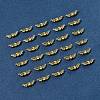 100Pcs Tibetan Style Alloy Fairy Wing Beads TIBEB-FS0001-14-7