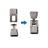 Alloy Snap Lock Clasps PALLOY-TAC0009-24AS-2