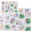 5D Stereoscopic Embossed Art Water Transfer Stickers Decals MRMJ-S008-086A-1