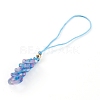 Glass Pendant Decorations HJEW-JM00408-4