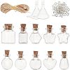 Glass Jar Glass Bottles Bead Containers AJEW-CA0001-05-1