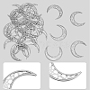 30Pcs Iron Pendants IFIN-GF0001-57-6