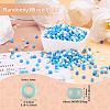 Opaque Glass Round Seed Beads GLAA-TAC0025-07B-05-4