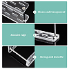 Transparent Acrylic Earring Try-On Stick Organizer Stands EDIS-WH0030-35-4