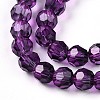 Baking Paint Transparent Glass Beads X1-DGLA-A035-T6mm-A09-4