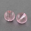 Drawbench Transparent Glass Round Beads Strands X-GLAD-Q012-8mm-02-1