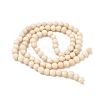 Natural Fossil Beads Strands X-G-K209-05D-4mm-5