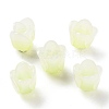 3-Petal Opaque Acrylic Bead Caps SACR-D007-08B-2
