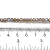 Electroplate Transparent Glass Beads Strands EGLA-A035-T4mm-L16-4