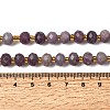 Natural Lepidolite Beads Strands G-D105-B08-4