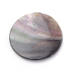 Black Lip Shell Pendants SHEL-Q008-64C-2