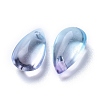 Transparent Glass Charms GLAA-O017-01J-3