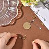 4Pcs 2 Colors Brass End Chains FIND-YW0010-34-3
