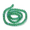 Electroplate Glass Beads Strands X1-EGLA-A034-T8mm-L12-2