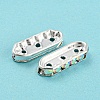 Brass Rhinestone Multi-Strand Links LS-RB-F035-08S-4