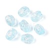 Handmade Foil Glass Beads Strands FOIL-N033-02F-1