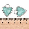 Natural Amazonite Faceted Pendants G-Z154-01P-03-3