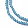 Synthetic Turquoise Beads Strands G-F596-39-3mm-3
