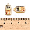 Alloy Enamel Pendants PALLOY-R155-01G-05-3