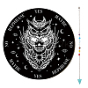 CREATCABIN 1Pc Chakra Gemstones Dowsing Pendulum Pendants FIND-CN0001-15B-1