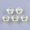Transparent Acrylic Bead Caps LS-TACR-T007-04B-1