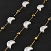 Ion Plating(IP) 304 Stainless Steel Flower Link Chains CHS-H034-03G-03-1
