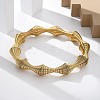 304 Stainless Steel Stretch Bangles for Women LS-BJEW-P315-02C-G-2