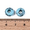 Synthetic Turquoise European Beads G-Q602-04H-3