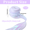 5Rolls Flat Rainbow Color Organza Ribbon OCOR-CY0003-29A-2