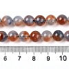 Dyed Natural White Jade Beads Strands G-T138-8mm-210-25-5