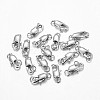Platinum Plated Brass Lobster Claw Clasps for Jewelry Making X-KK-KK802-P-1
