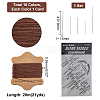 10 Cards 10 Colors Round Waxed Nylon Cord Sets YC-PH0002-42-2