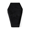 Coffin Shaped Velvet Jewelry Storage Boxes DARK-PW0001-116C-1