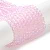 Baking Paint Transparent Glass Beads Strands DGLA-A034-J4MM-D09-1