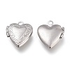 Non-Tarnish 316 Stainless Steel Locket Pendants X-STAS-Z010-03B-2