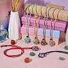 Braided Waxed Cotton Thread Cords Macrame Pouch Necklace Making AJEW-SW00022-15-4