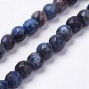 Natural Silver Leaf Jasper Beads Strands G-K181-6mm-O02-1