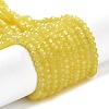 Baking Paint Imitation Jade Glass Bead Strands DGLA-A034-J2MM-A24-1