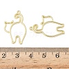 Alloy Open Back Bezel Pendants FIND-L025-02G-3