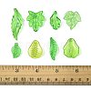 80Pcs 8 Styles Transparent Acrylic Pendants OACR-FS0002-34-5