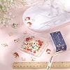 48Pcs 8 Style Alloy Enamel Pendants ENAM-SC0003-76-3