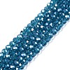 Electroplate Glass Beads Strands EGLA-A044-T3mm-A27-1